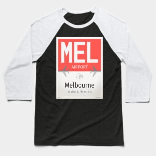 Melbourne MEL airport Baseball T-Shirt